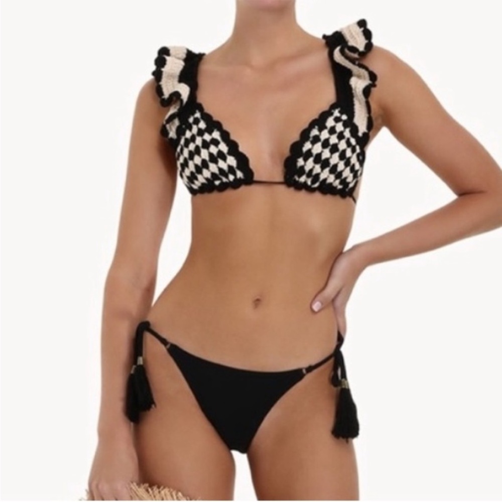 Never worn Zimmermann crochet bikini